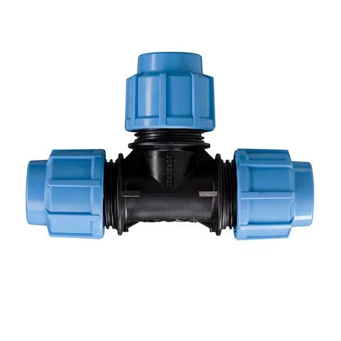 Martens klem T-stuk hoge druk PVC 20mm