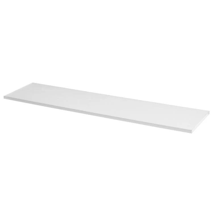 Meubelpaneel spaanplaat 4-zijdige kantafwerking wit 1,8cm 80x30cm