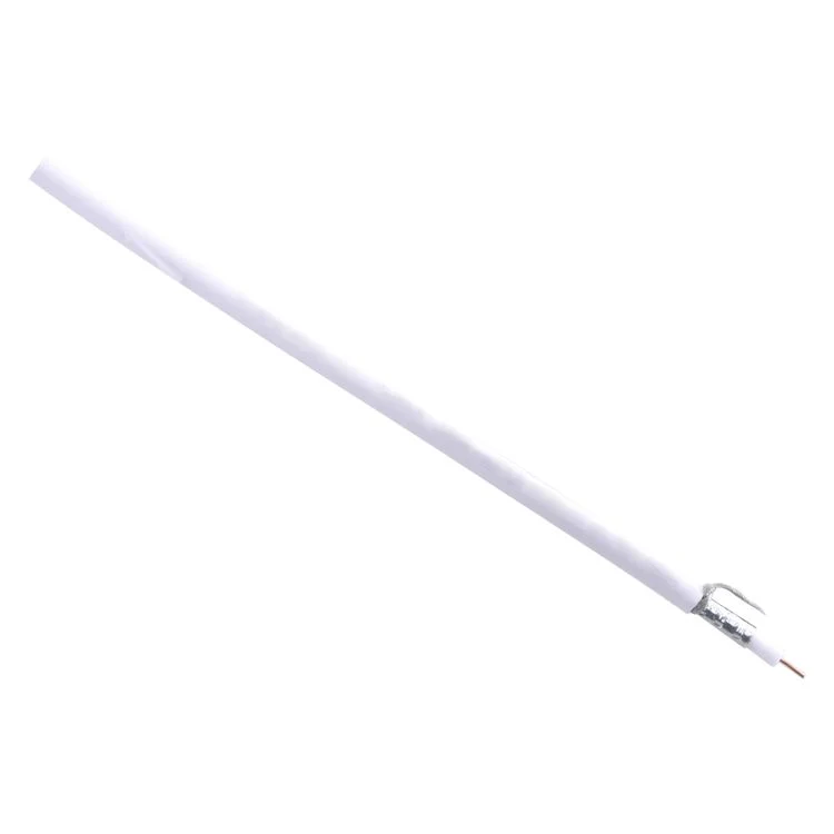 Coaxkabel satelliet wit, per meter