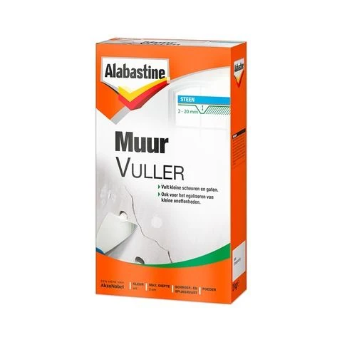 Alabastine muurvuller wit 2kg