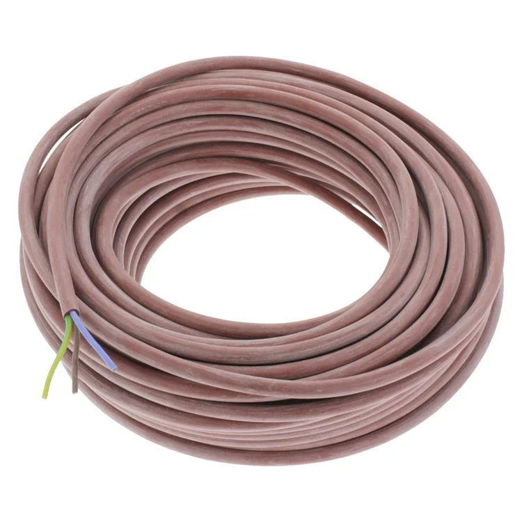 Siliconenkabel siliconen 0,75 qm rood, bruin 25m