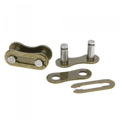 Dresco fietskettingschakels zilver 2st