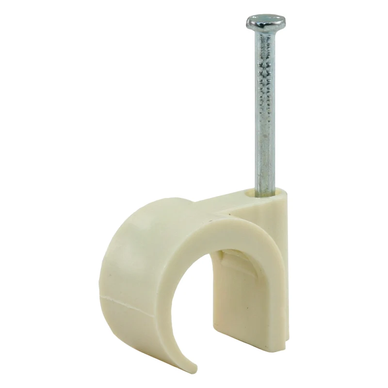 Q-Link buisclip rond PVC crème 16-19mm 40 stuks