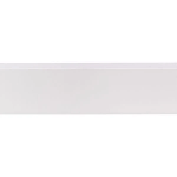 Muurplint MDF gegrond wit 244x7,9x1,8cm