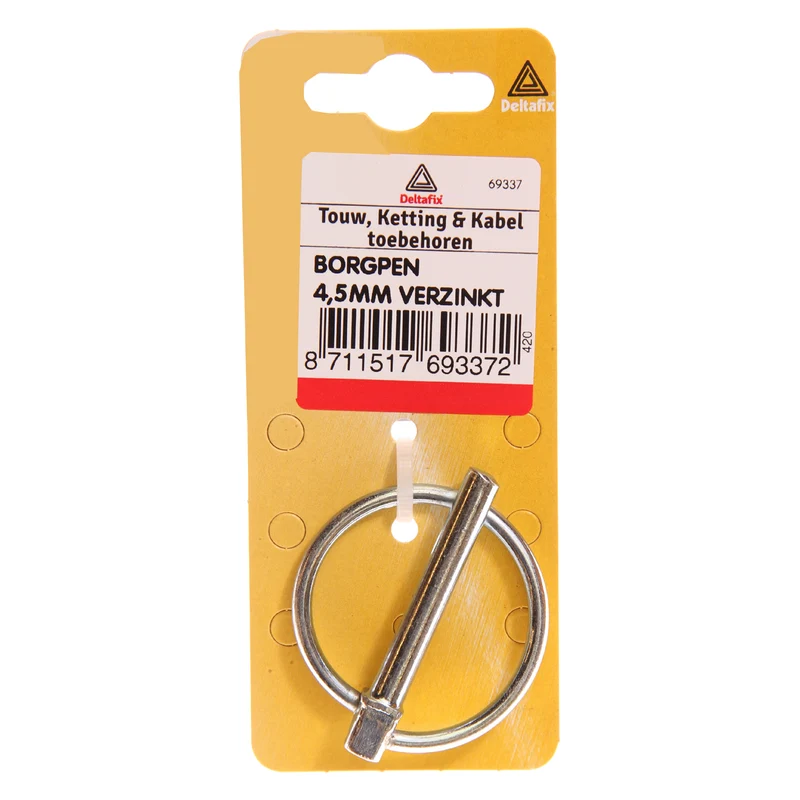 Deltafix borgpen verzinkt 4,5mm