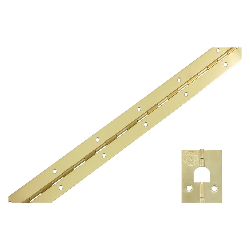 Pianoscharnier vermessingd 3,2x60cm