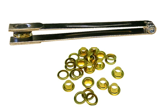 Skandia zeilringtangset met verkoperde ringen 10mm 12 stuks