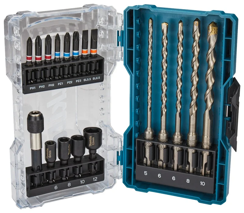 Makita BOOR-/DOP-/SCHROEFBITSET 18-DELIG