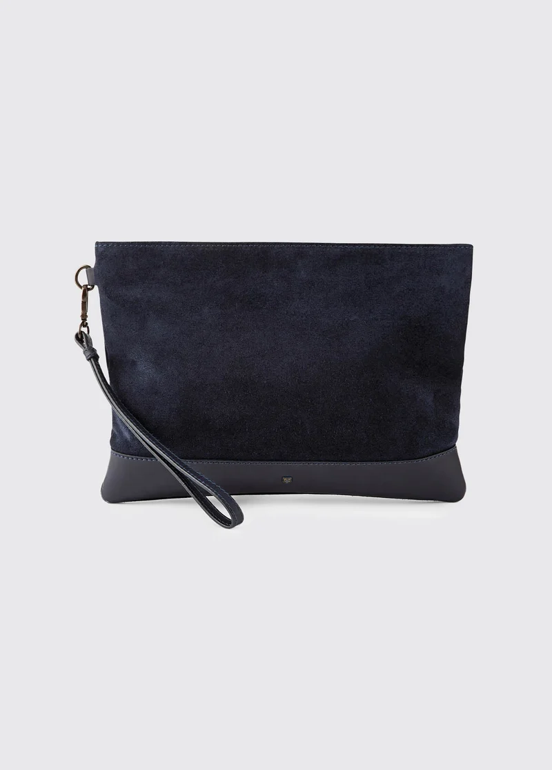 Millymount Suède Clutch - French Navy
