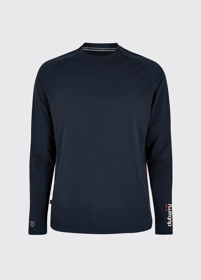 Ancona Lange Mouw T-Shirt UPF 50 Heren - Navy
