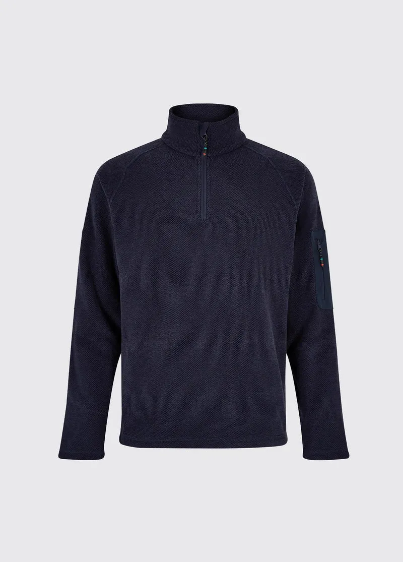 Monaco Dames Kwartrits Fleece- Navy