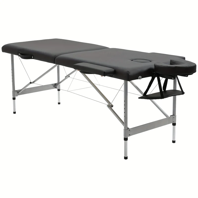 Massagetafel – Massagebed – Behandeltafel – Behandelbank – Massagebank – Extra Breed – 7-zone Verstelbaar – In Hoogte Verstelbaar – Draagvermogen 130 kg – Opvouwbaar Met Stevig Metalen Frame