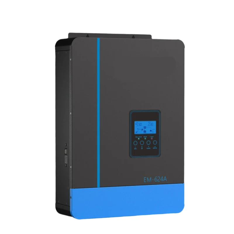 Hybride Inverter – Zonne-Omvormer – Batterijoplader – 48V Naar 220V – Pure Sinusgolf – 6200W Vermogen - WIFI
