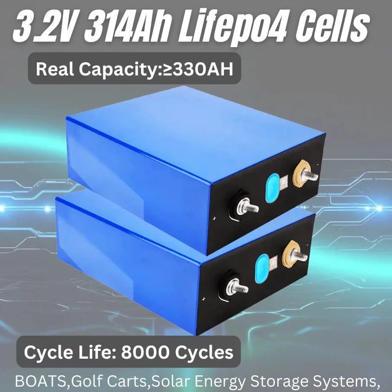 LiFePO4 Accu – Lithium-IJzerfosfaat Batterij – Energieopslag – Camper Accu – 3,2V – 314Ah Capaciteit – Lange Levensduur