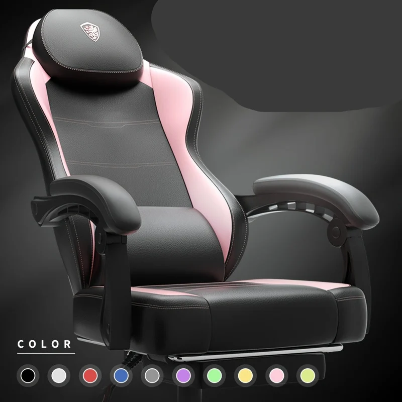 Gamingstoel – Gamestoel – Gaming Chair – Game Stoel – Bureaustoel – Ergonomisch Met Lendensteun – Kunstleer Met Brede Rugleuning – Max. 150 kg