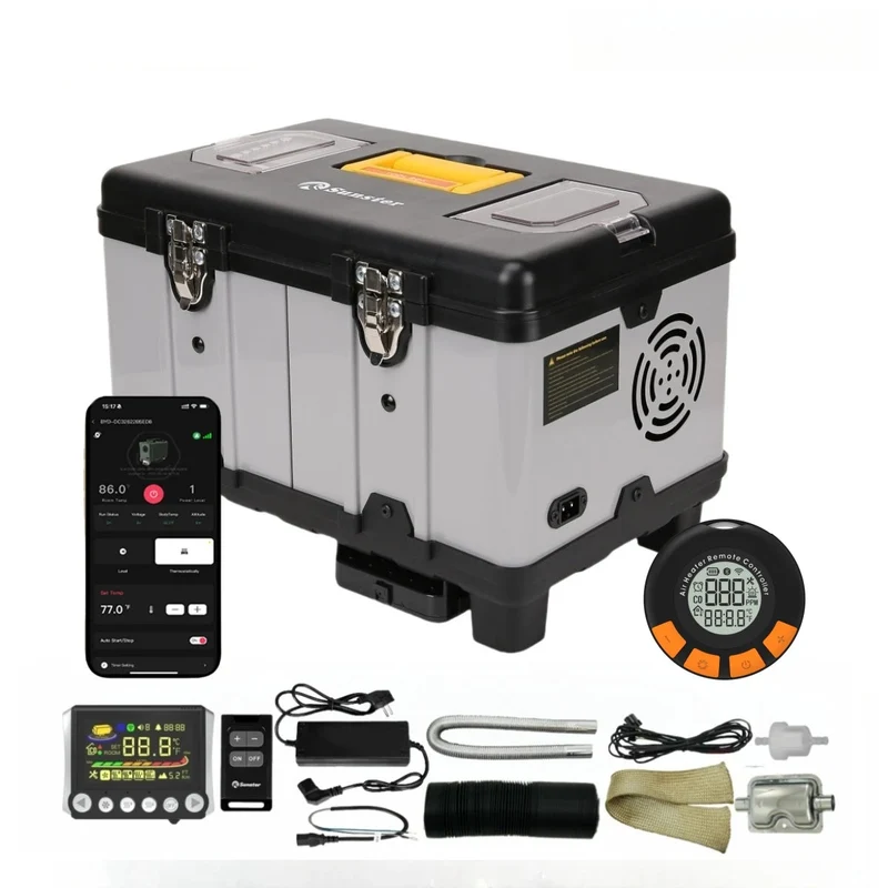 Dieselkachel – Dieselverwarming – Caravankachel – Camperkachel – Werkplaatsverwarmer – 8 kW Vermogen – Fluisterstil ≤ 35 dB