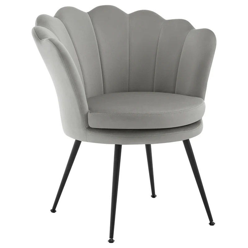 Loungestoel – Fauteuil – Relaxstoel – Velvet Stoel – Comfortabele Zachte Bekleding – Stevige Metalen Poten