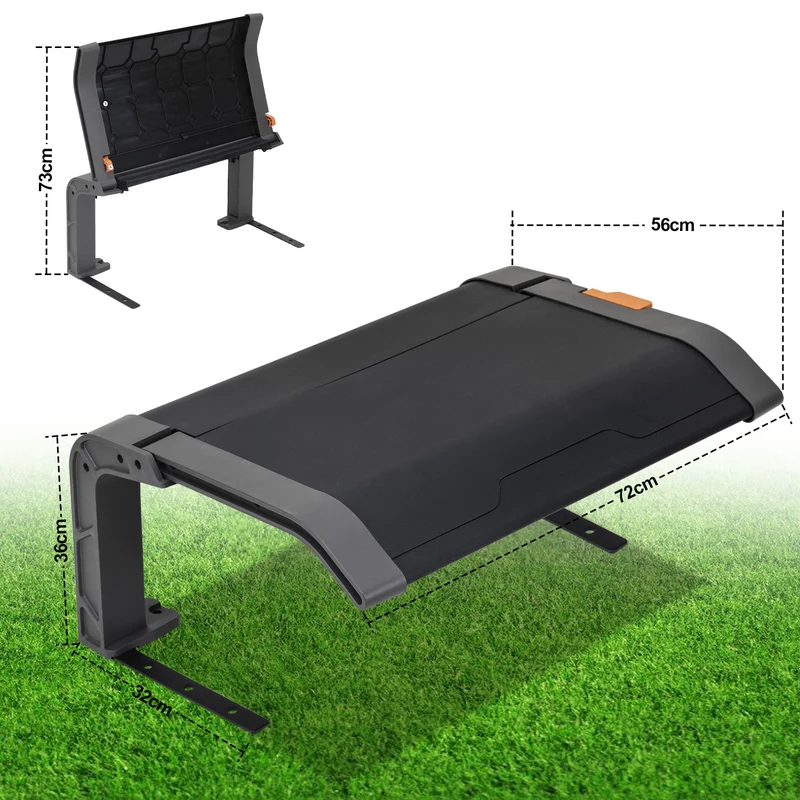 Robot Lawn Mower Garage Roof, Foldable, Sun And Rain Proof, Easy to Install, Garage for Robotic Lawnmowers, 72X56X36Cm