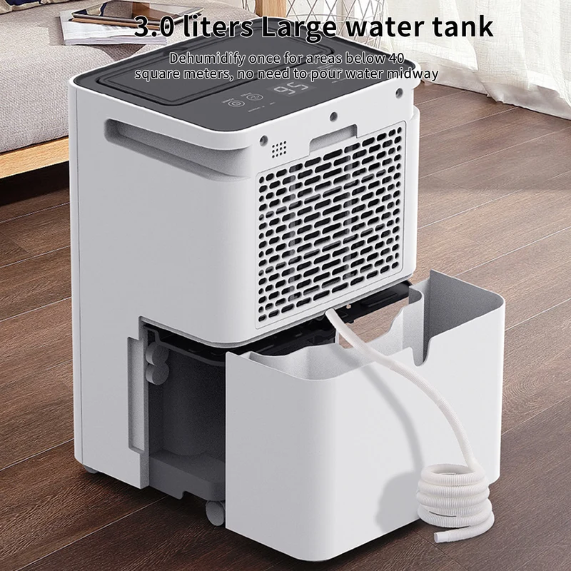 Luchtontvochtiger – Vochtvreter – Droger – Ontvochtigen – Wasdroogfunctie – 12 Liter Per Dag – 3 Liter Waterreservoir