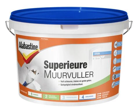 Alabastine Superieur muurvuller wit 2,5l