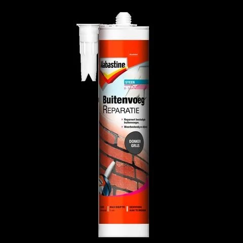 Alabastine buitenvoegreparatie donkergrijs 310ml