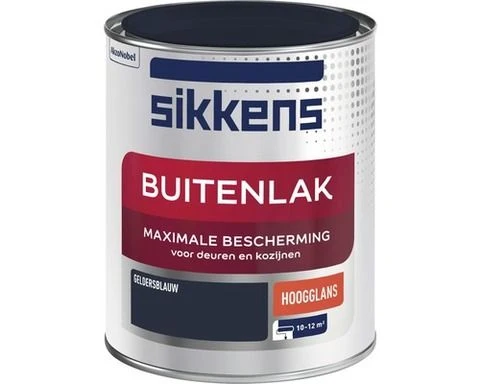 Sikkens Buitenlak hoogglans gelders blauw 750ml