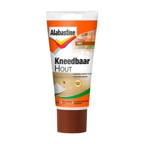 Alabastine kneedbaar hout elastisch naturel 200gr