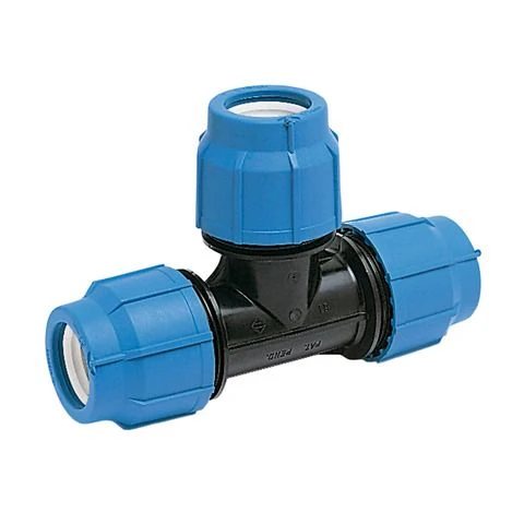 Martens klem T-stuk hoge druk PVC 90G 16mm