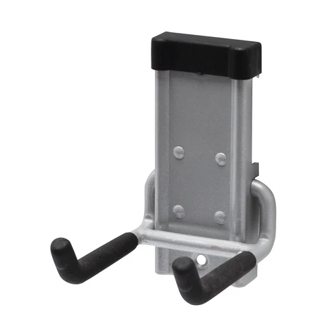Duraline railhaak enkel staal, PVC grijs 7x10x12cm