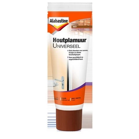 Alabastine universele houtplamuur wit 400gr