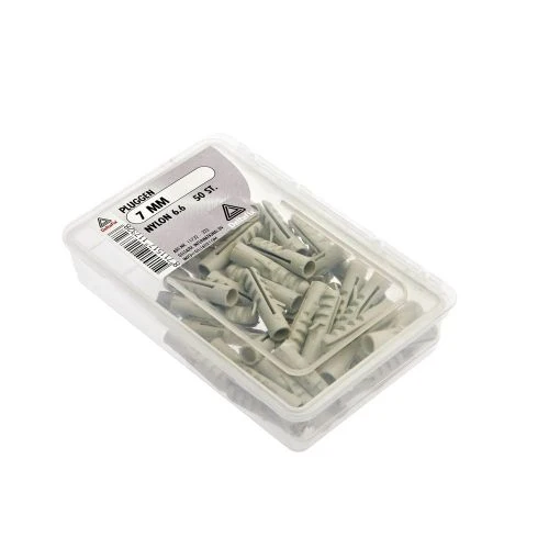 Deltafix plug 7mm nylon 7x30mm 50st