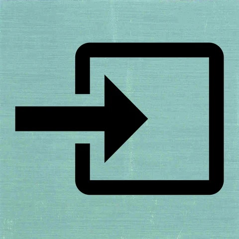 Pickup pictogram ingang aluminium 80x80mm