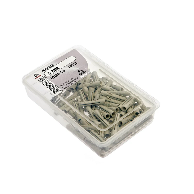 Deltafix plug 5mm nylon 5x25mm 100st