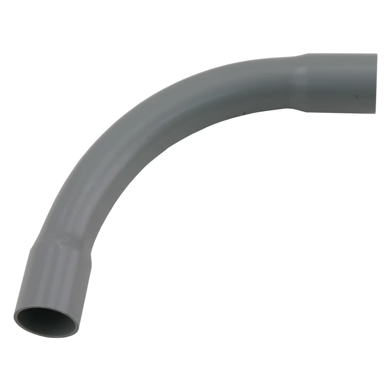 Pipelife bocht pvc 3/4" grijs 3st