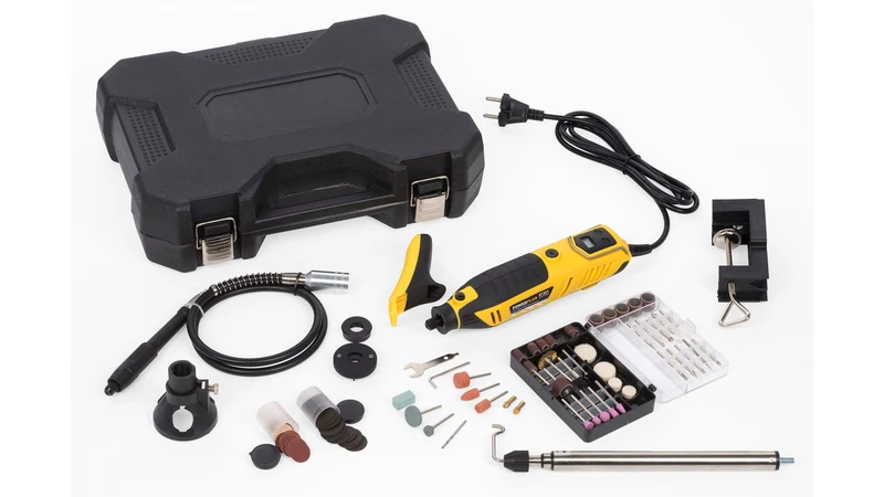 Powerplus roterende multitool POWX1341 200W 126-delig incl.koffer
