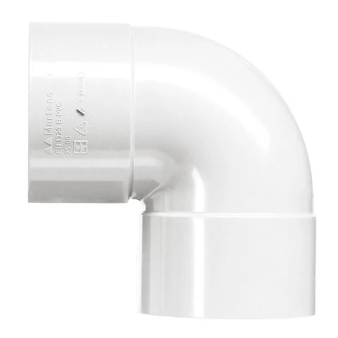 Martens PVC bocht 90º 32mm wit