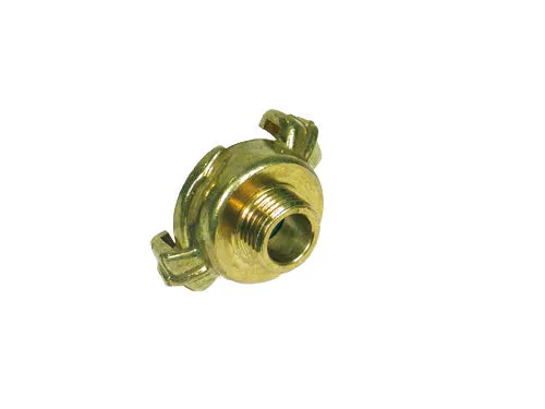 Talen gk-snelkoppeling met buitendraad messing 1/2"