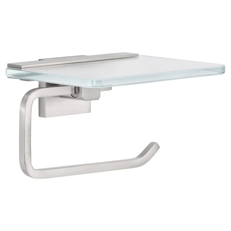 Tesa Exxclusiv toiletrolhouder rond metaal lijm kit RVS