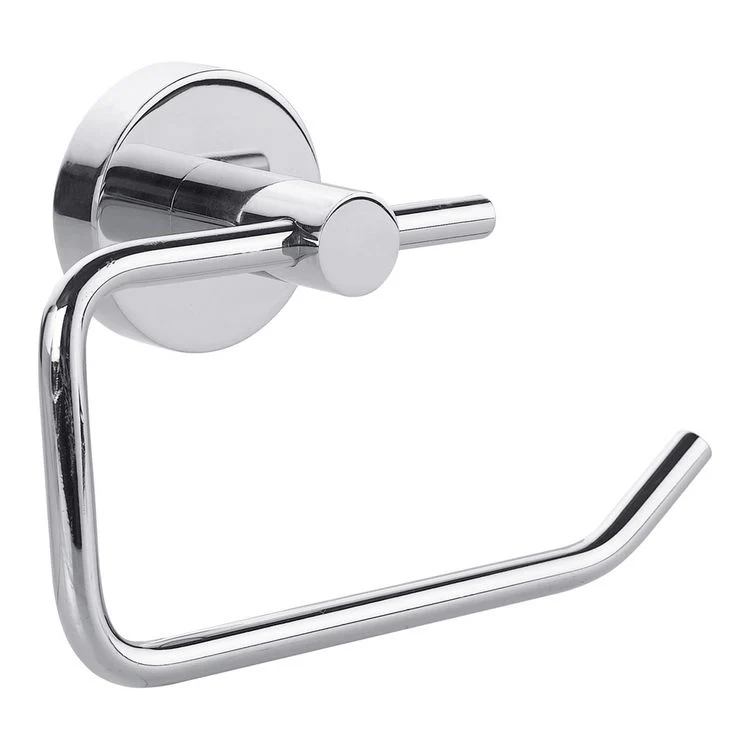 Tesa Smooz toiletrolhouder rond metaal lijm kit RVS