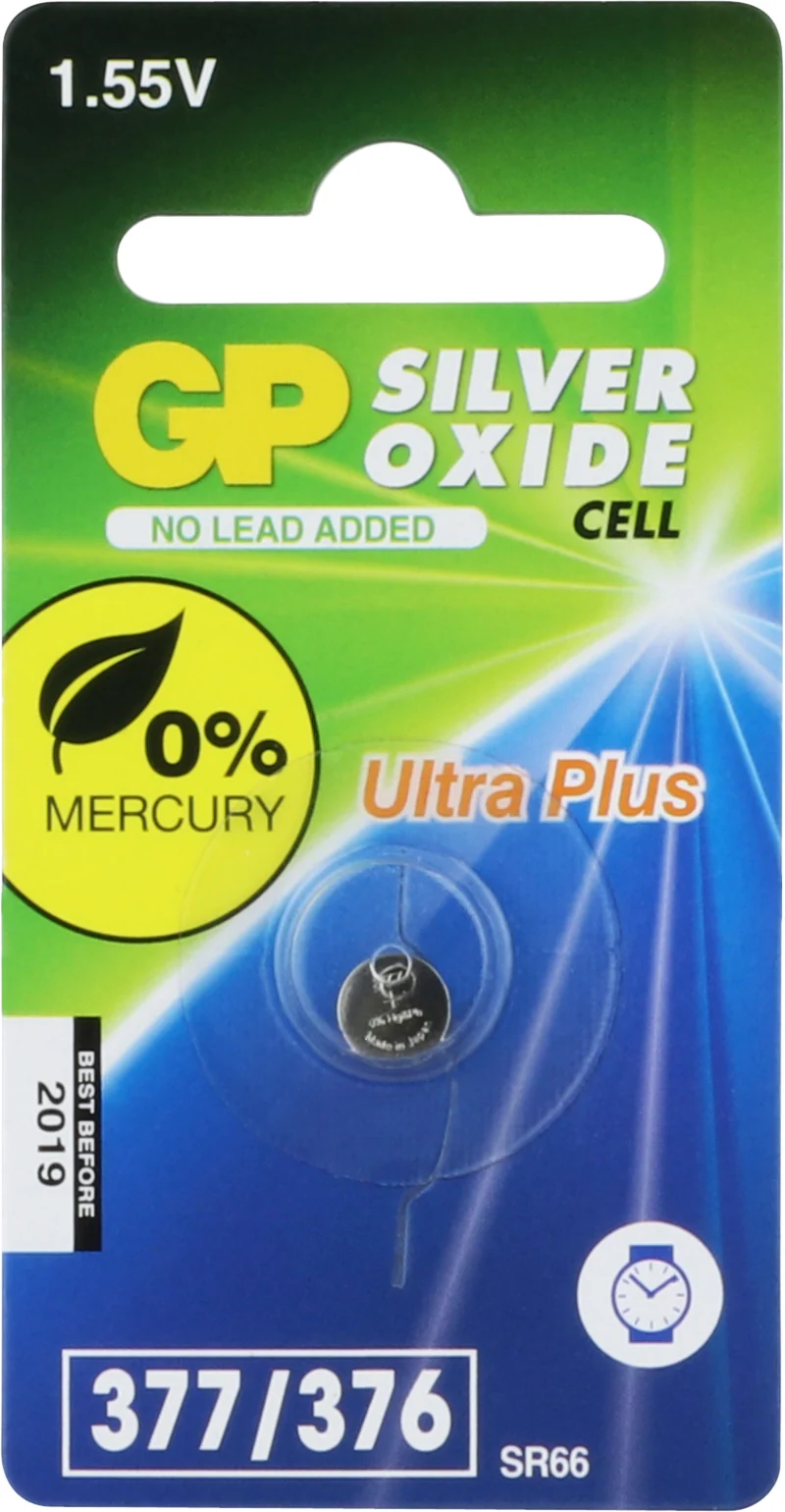 GP batterij knoopcel 377/376