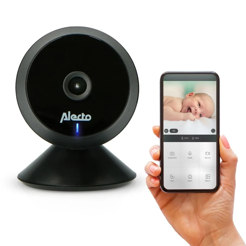 Alecto Babyfoon Smartbaby5Bk Met Wifi En Hd Camera