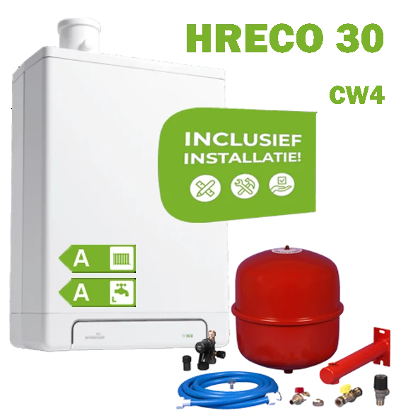 Intergas HRECO 30 (CW4) Volledig Geïnstalleerd | CV-Ketel Service