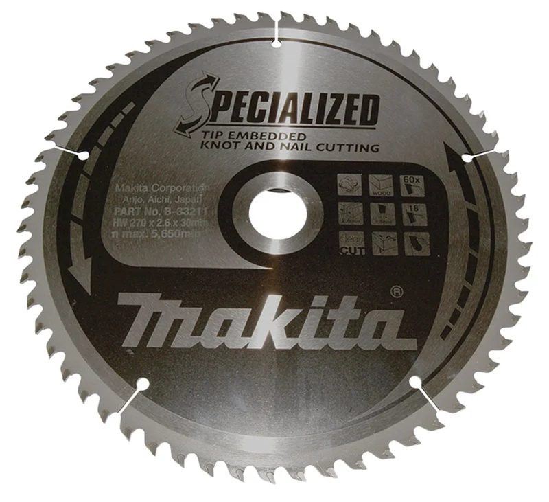 Makita Zaagb Tipe 270X30X2,6 60T 18G