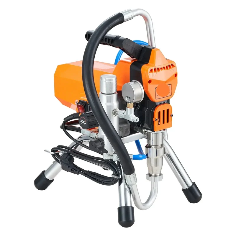 Airless Verfspuit - Verfspuiten Electrisch - Verfspuitmachine - 2000W - met 9m Slang - en 0.5m Verlengstuk - Hoge Druk - 3000 PSI - voor Muurverf - Meubels - en Deuren
