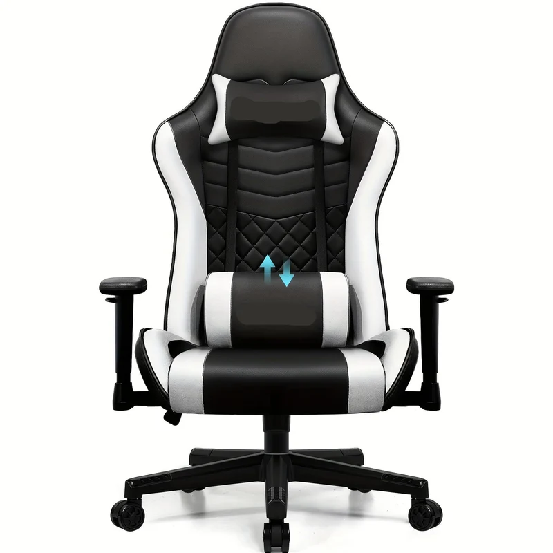 Ergonomische Gamingstoel – Bureaustoel – Gamer Stoel – Werkstoel – Verstelbare Rugleuning – 4D Armleuningen – Memory Foam Kussens