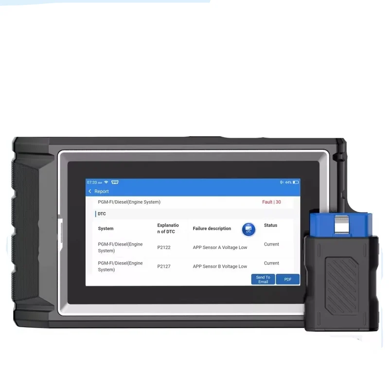 OBD2 Diagnosetool – Autodiagnose Scanner – Foutcode Uitlezer – Diagnoseapparaat – Bluetooth Verbinding – 96 Automerken – 28 Onderhoudsdiensten