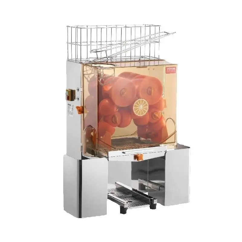 Volautomatische Sinaasappelpers – Sapmachine – Citruspers – Sapcentrifuge – Sapmaker – Roestvrij Staal – 25 Sinaasappels Per Minuut