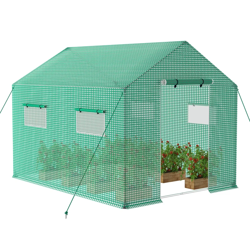 Tunnelkas – Tuinkas – Kweekkas – Groentekas – Serre – 3x2x2 Meter – Gegalvaniseerd Stalen Frame – UV- en Weerbestendige Cover