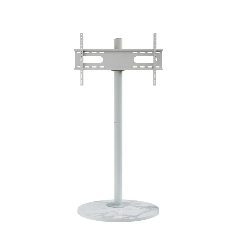TV Standaard – TV Statief – Vloerstandaard – TV Voet – Monitorstandaard – Verstelbare Hoogte 130-170 cm – Sintered Stone Basis & SPCC Staal
