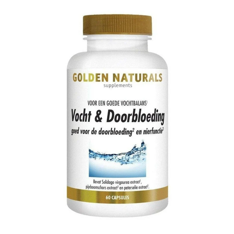 Golden Naturals Vocht & Doorbloeding (60 & 180 capsules)